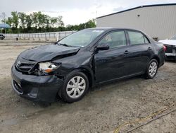 Salvage cars for sale at Spartanburg, SC auction: 2011 Toyota Corolla Base