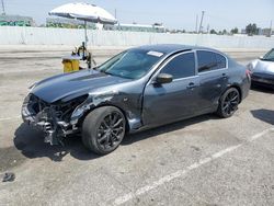 Salvage cars for sale at Van Nuys, CA auction: 2010 Infiniti G37 Base