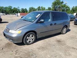 Honda Odyssey LX salvage cars for sale: 2001 Honda Odyssey LX