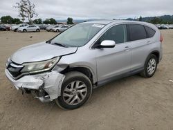 Salvage cars for sale from Copart San Martin, CA: 2015 Honda CR-V EX