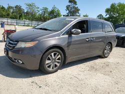 Salvage cars for sale from Copart Hampton, VA: 2014 Honda Odyssey Touring