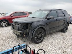 Salvage cars for sale at Temple, TX auction: 2017 Ford Explorer XLT