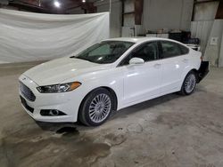 Salvage cars for sale at North Billerica, MA auction: 2015 Ford Fusion Titanium