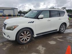 Salvage cars for sale at Florence, MS auction: 2011 Infiniti QX56