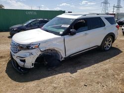 Salvage cars for sale from Copart Elgin, IL: 2020 Ford Explorer Platinum