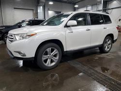 Salvage cars for sale at auction: 2013 Toyota Highlander Limited
