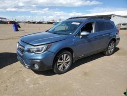 Salvage cars for sale at Brighton, CO auction: 2018 Subaru Outback 3.6R Limited