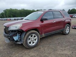 Salvage cars for sale at Conway, AR auction: 2015 GMC Acadia SLE