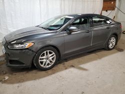 Salvage cars for sale at Ebensburg, PA auction: 2015 Ford Fusion SE