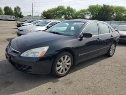 Salvage cars for sale at Moraine, OH auction: 2007 Honda Accord EX