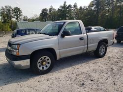Salvage cars for sale at West Warren, MA auction: 2005 Chevrolet Silverado C1500