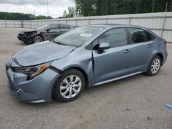 Toyota Corolla salvage cars for sale: 2021 Toyota Corolla LE