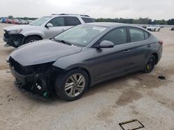 Salvage cars for sale from Copart San Antonio, TX: 2019 Hyundai Elantra SEL