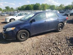 Salvage cars for sale from Copart Chalfont, PA: 2011 Toyota Corolla Base