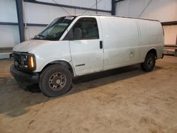 Salvage trucks for sale at Graham, WA auction: 2002 Chevrolet Express G2500