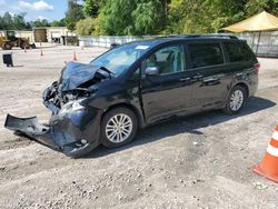 Salvage cars for sale from Copart Knightdale, NC: 2016 Toyota Sienna XLE