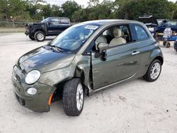Salvage cars for sale at Fort Pierce, FL auction: 2015 Fiat 500 POP