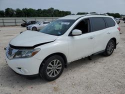 Salvage cars for sale from Copart New Braunfels, TX: 2016 Nissan Pathfinder S