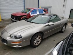 Salvage cars for sale from Copart Vallejo, CA: 2002 Chevrolet Camaro