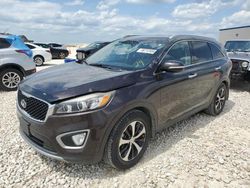 Salvage cars for sale at Temple, TX auction: 2018 KIA Sorento EX