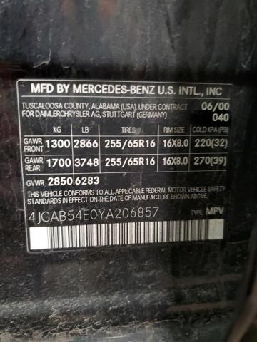 2000 Mercedes-Benz ML 320