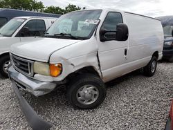 Salvage trucks for sale at Tulsa, OK auction: 2006 Ford Econoline E250 Van