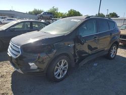 Salvage cars for sale from Copart Sacramento, CA: 2019 Ford Escape SEL