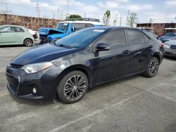 Salvage cars for sale from Copart Wilmington, CA: 2015 Toyota Corolla L