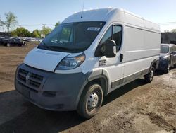 Salvage cars for sale at New Britain, CT auction: 2017 Dodge RAM Promaster 2500 2500 High