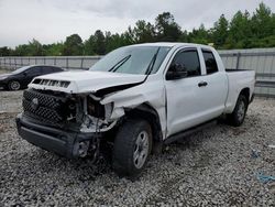 Salvage cars for sale from Copart Memphis, TN: 2018 Toyota Tundra Double Cab SR/SR5