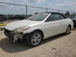 Salvage cars for sale from Copart Houston, TX: 2007 Toyota Camry Solara SE