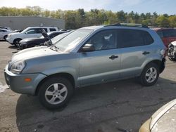 Salvage cars for sale from Copart Exeter, RI: 2007 Hyundai Tucson GLS