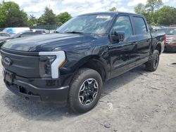 Salvage cars for sale from Copart Madisonville, TN: 2023 Ford F150 Lightning PRO