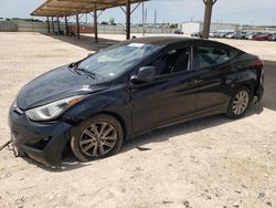 Salvage cars for sale at Temple, TX auction: 2014 Hyundai Elantra SE