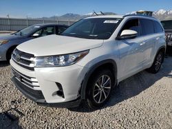 Salvage cars for sale at Magna, UT auction: 2017 Toyota Highlander SE