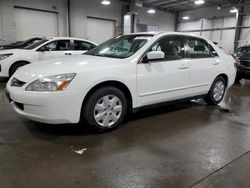 Salvage cars for sale at Ham Lake, MN auction: 2004 Honda Accord LX