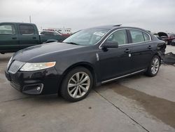 Salvage cars for sale at Grand Prairie, TX auction: 2011 Lincoln MKS