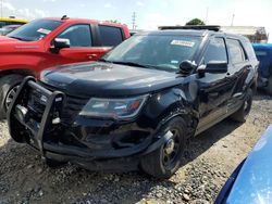 Salvage cars for sale from Copart Corpus Christi, TX: 2017 Ford Explorer Police Interceptor