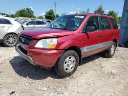 Honda Pilot LX salvage cars for sale: 2003 Honda Pilot LX