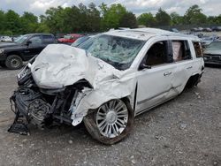 Salvage cars for sale from Copart Madisonville, TN: 2017 Cadillac Escalade Platinum