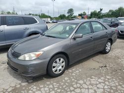 Salvage cars for sale at Bridgeton, MO auction: 2003 Toyota Camry LE