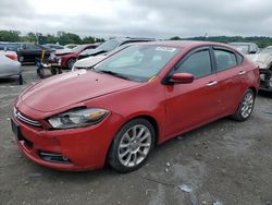Salvage cars for sale from Copart Cahokia Heights, IL: 2013 Dodge Dart Limited