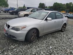 Salvage cars for sale at Mebane, NC auction: 2007 BMW 530 XI