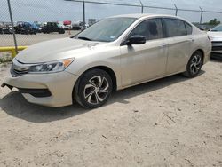 Honda Accord lx salvage cars for sale: 2017 Honda Accord LX