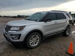 Salvage cars for sale at Houston, TX auction: 2016 Ford Explorer XLT