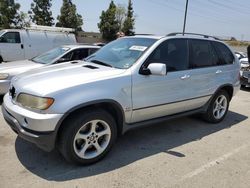 Salvage cars for sale from Copart Rancho Cucamonga, CA: 2001 BMW X5 3.0I