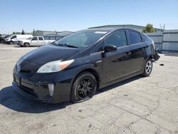 Salvage cars for sale from Copart Bakersfield, CA: 2012 Toyota Prius