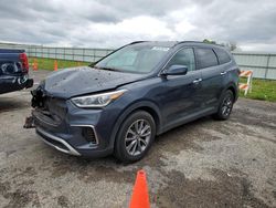 Salvage cars for sale from Copart Mcfarland, WI: 2017 Hyundai Santa FE SE