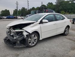 Toyota Corolla Vehiculos salvage en venta: 2015 Toyota Corolla ECO