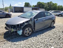 Salvage cars for sale from Copart Mebane, NC: 2018 Chevrolet Cruze LT